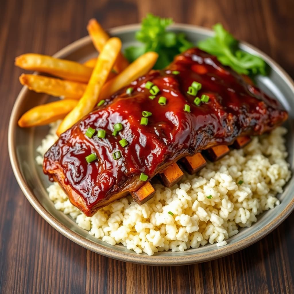 Neelys BBQ-svine ribber