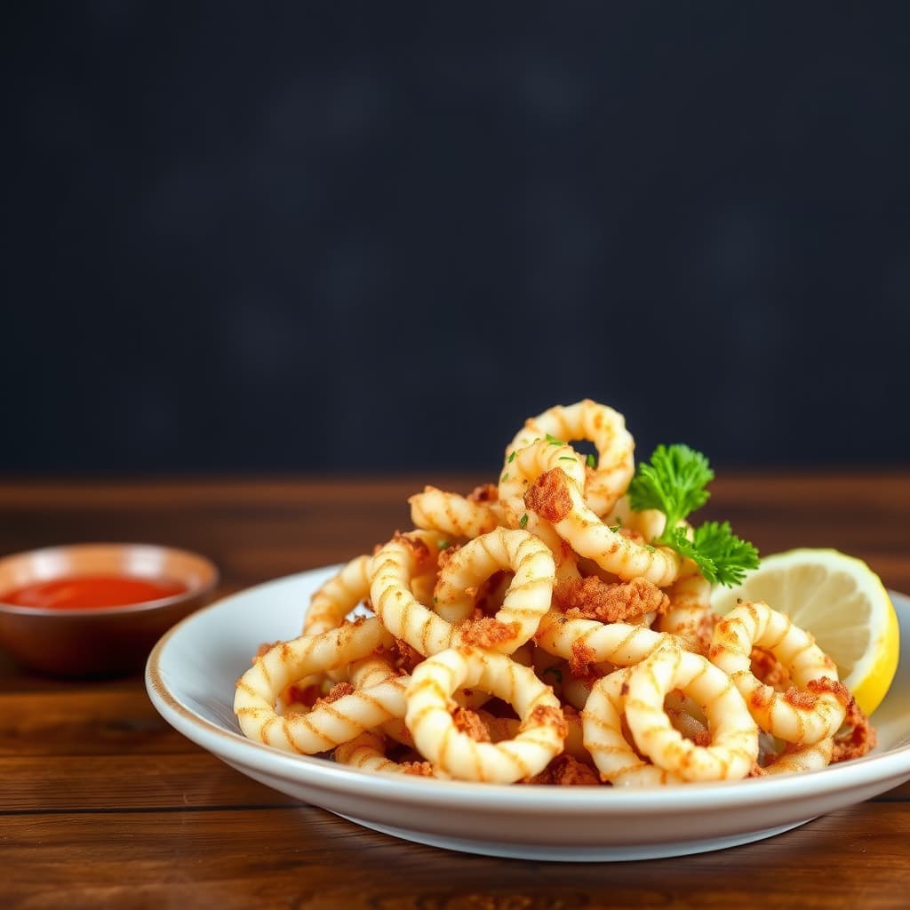 Neelys stekte calamari