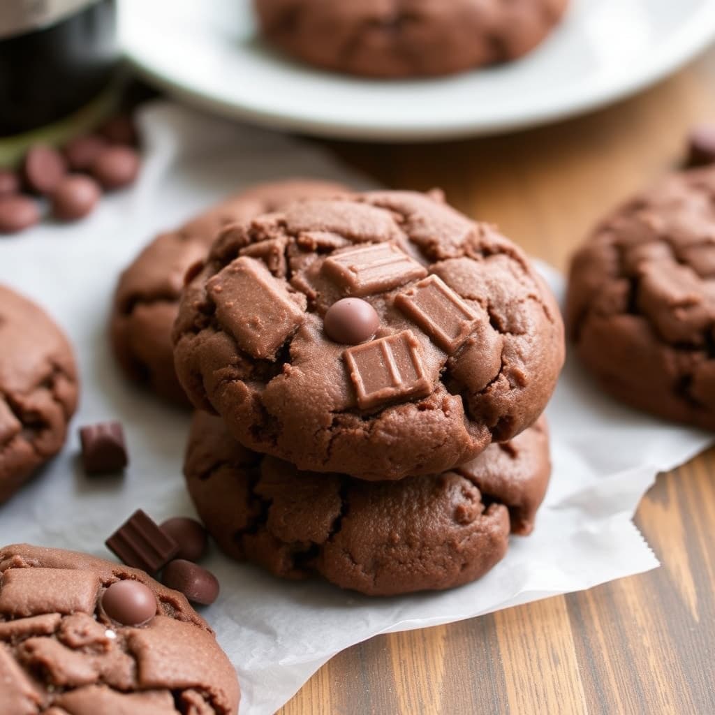 "No Bake" sjokoladekjeks med amaretto