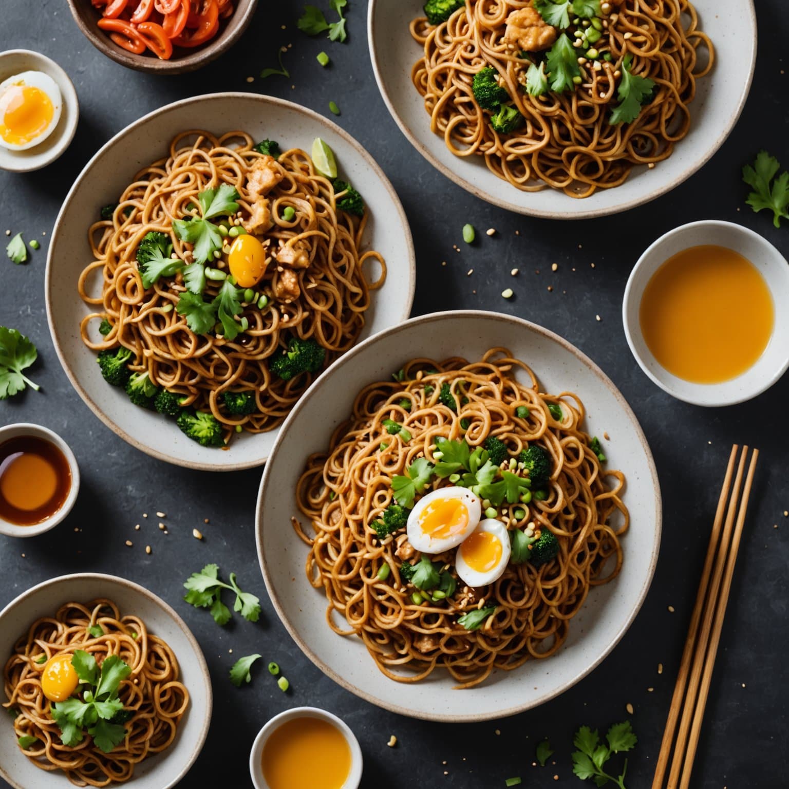 NO YOLKS® asiatiske stekte nudler