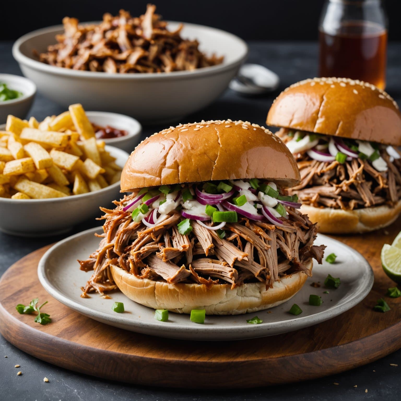 North Carolina-stil pulled pork