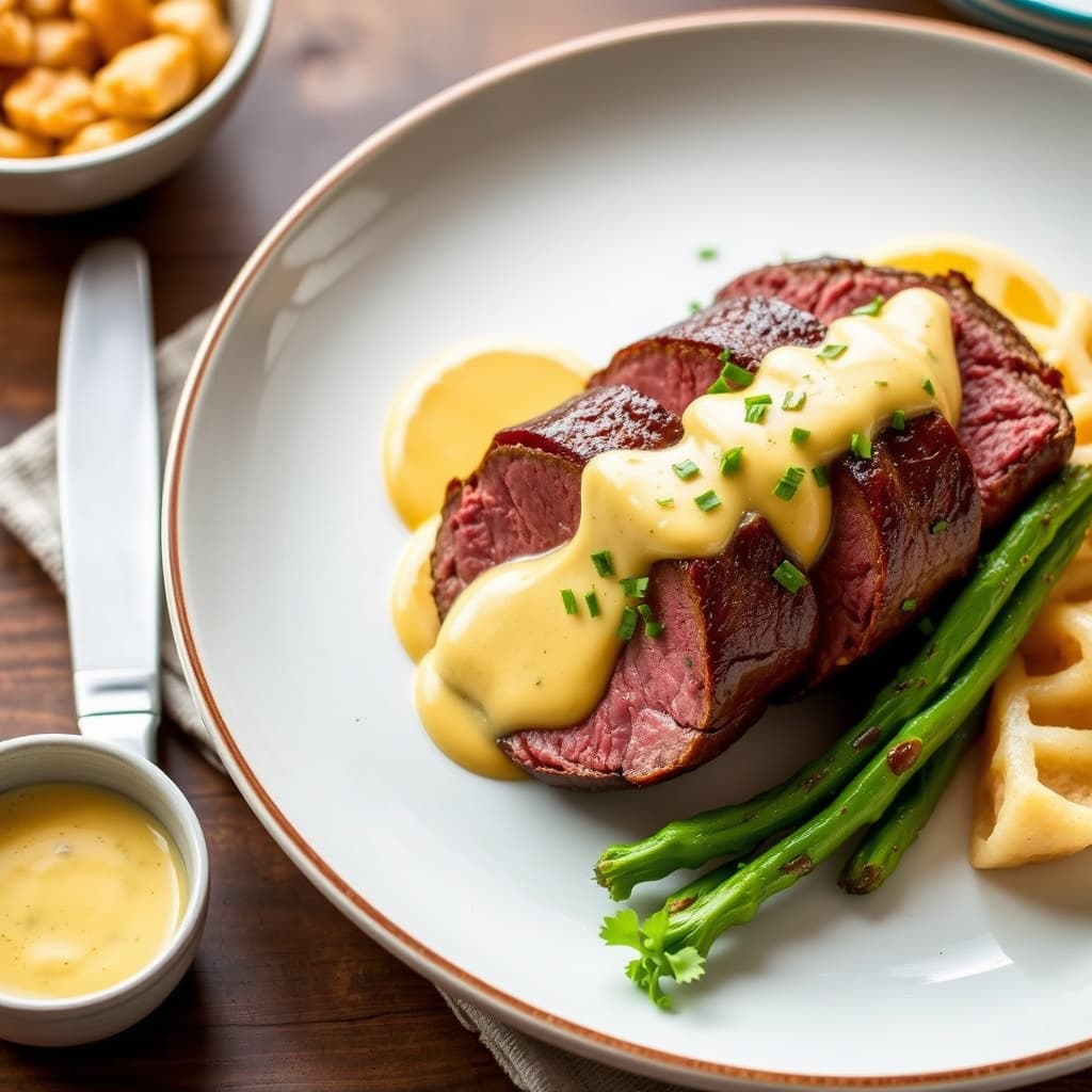Oksefilet med hollandaise Diablo