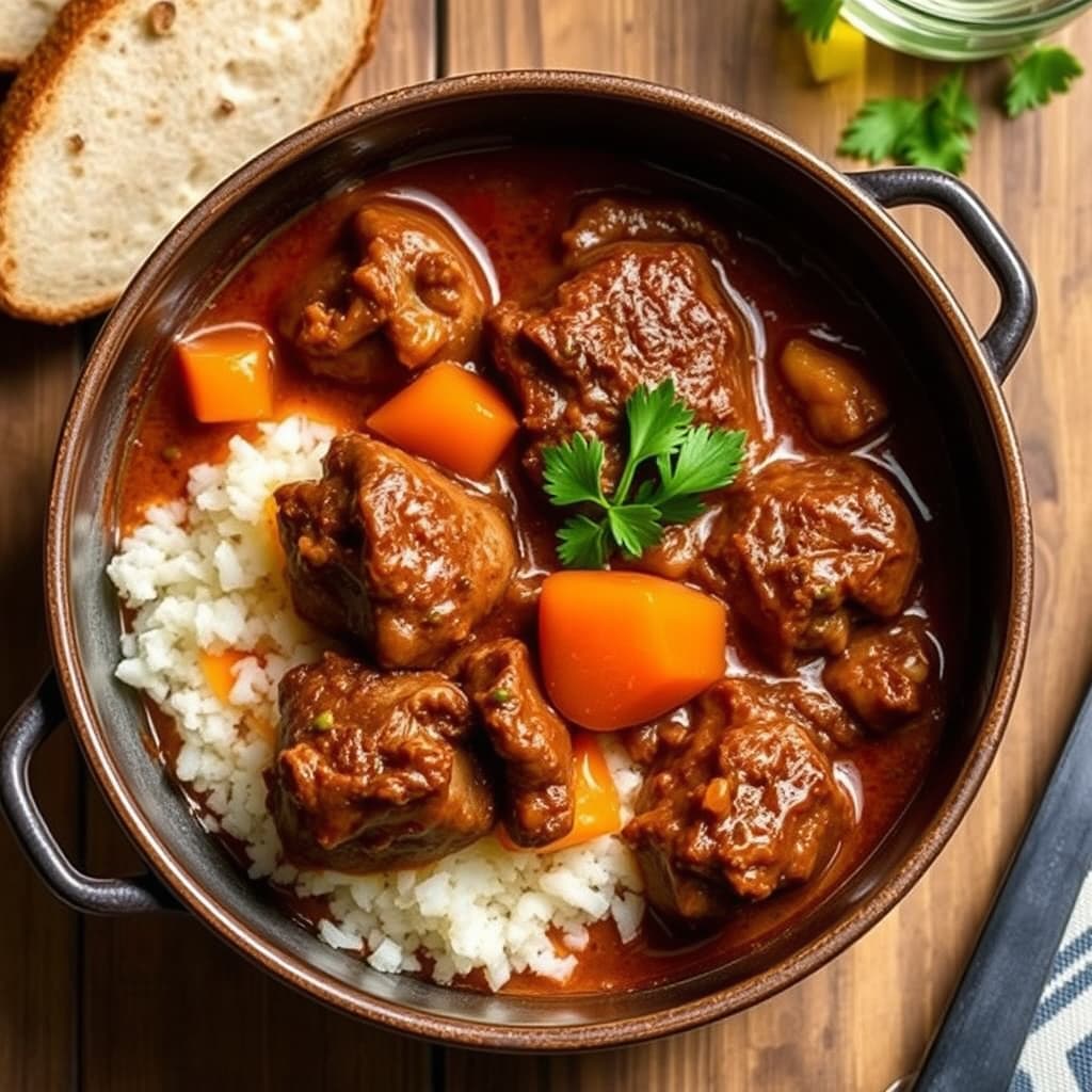 Oksehalerettgryte: Rabo Encendido