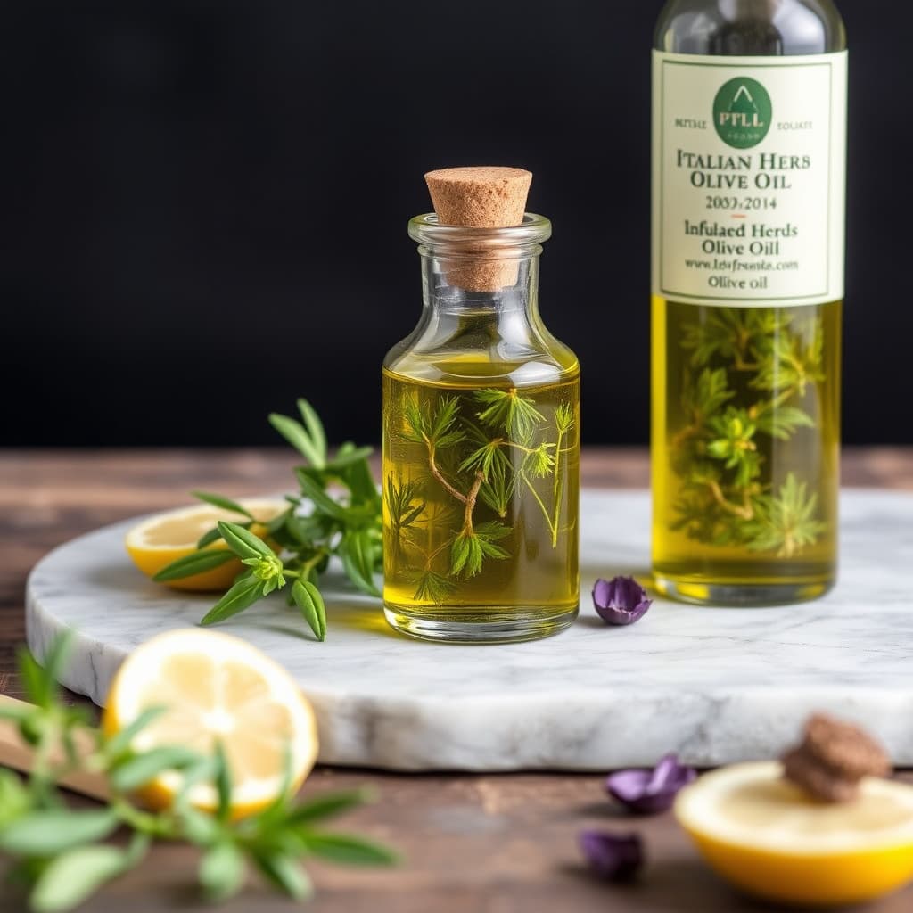 Olivenolje med italienske urter