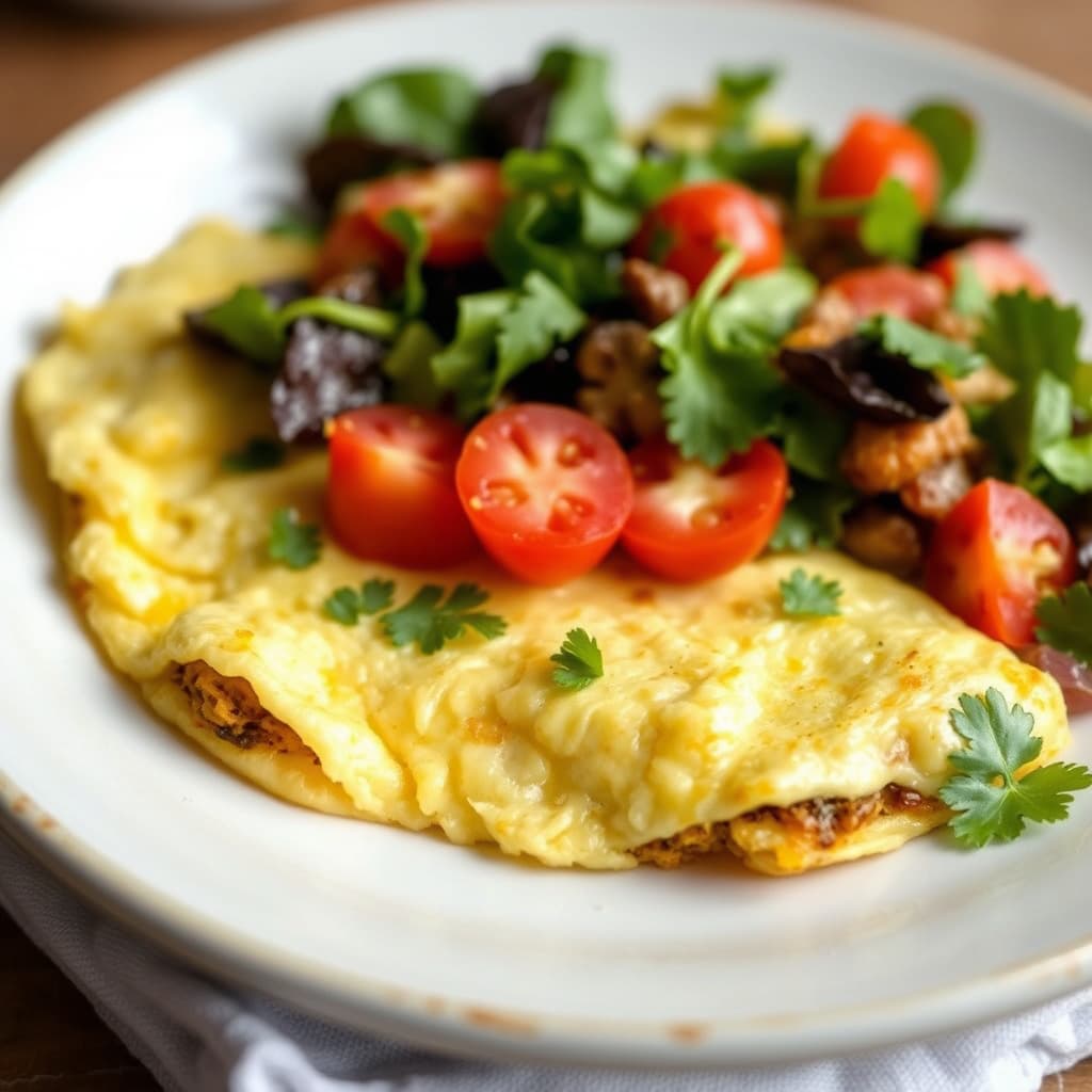 Omelett for en stor gruppe