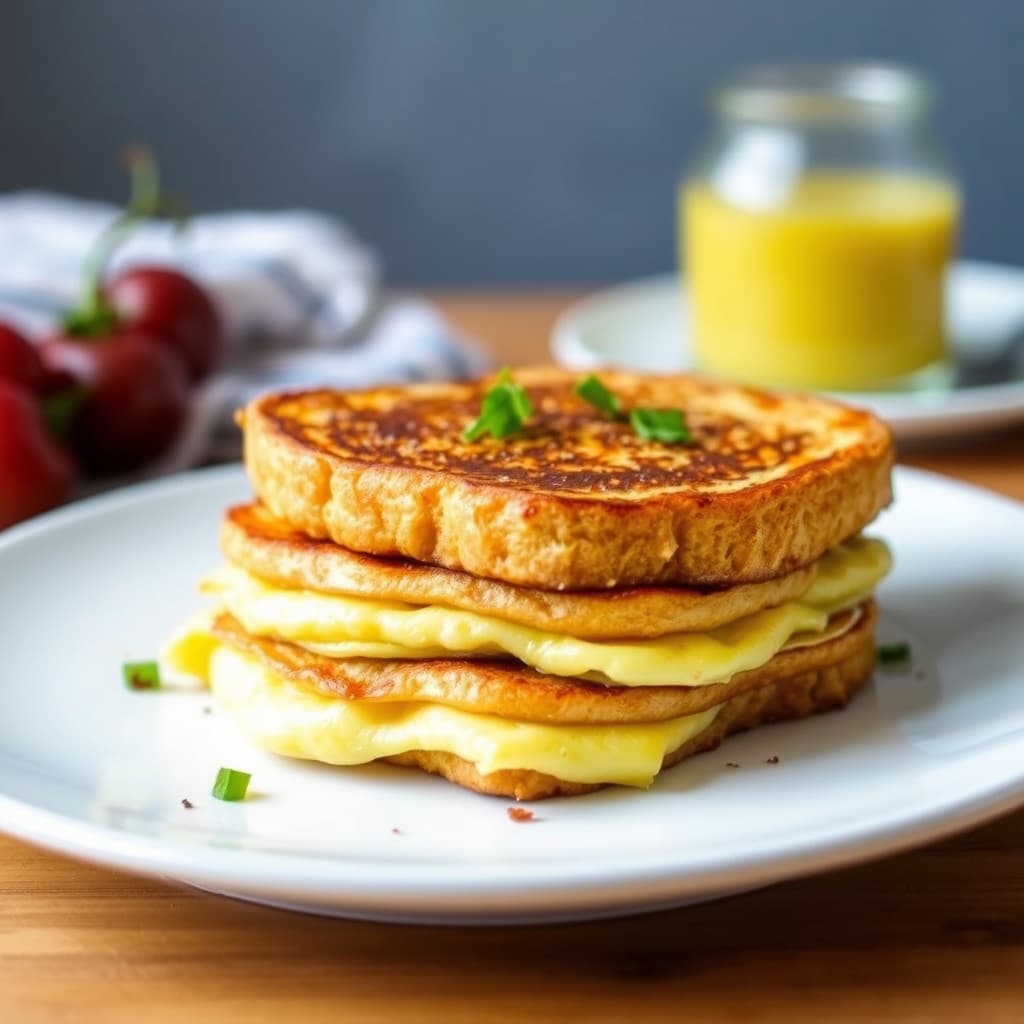 Omelett og fransk toast