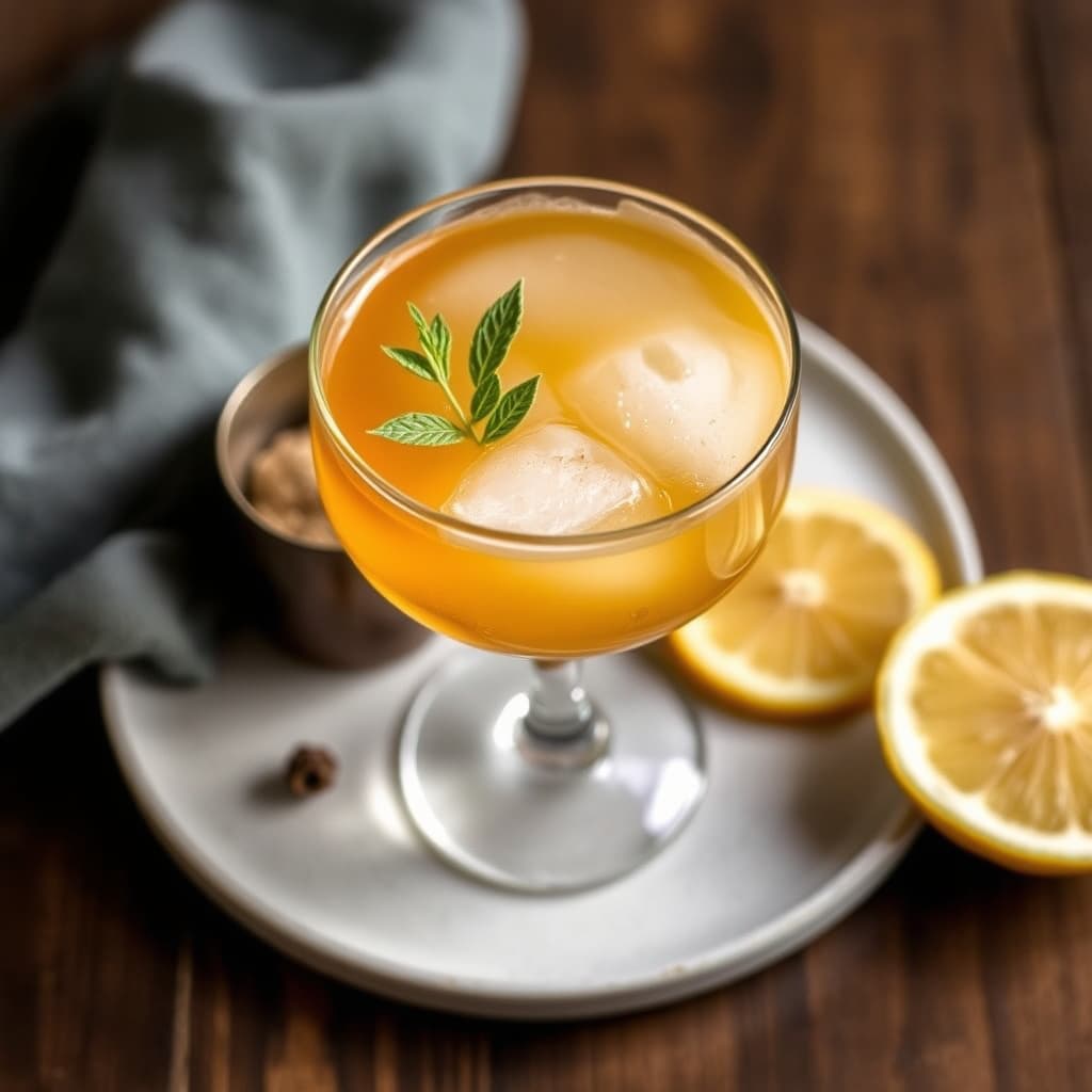 Oolong-teinfusert Pisco Sour