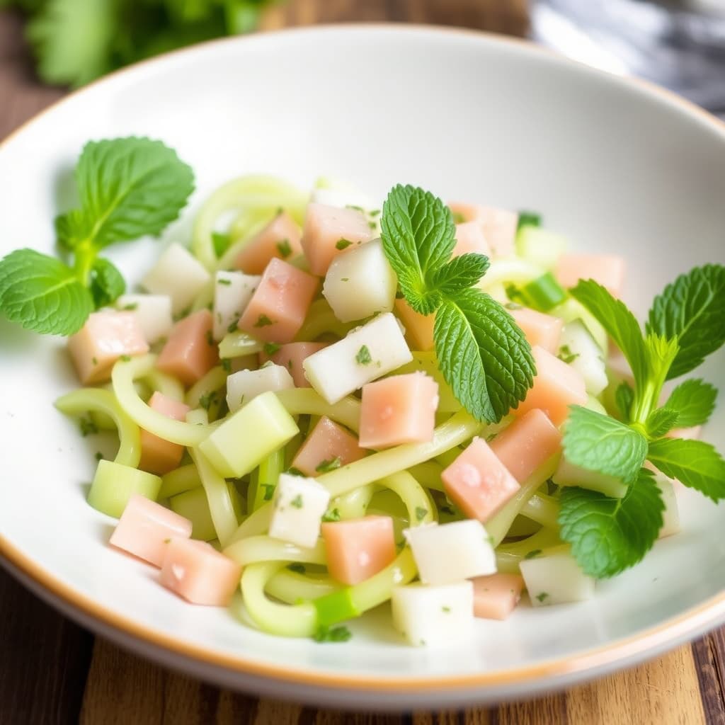 Oppfriskende myntesalat med selleri