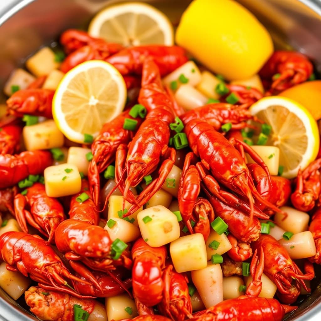 Oppskrift på krepselake for 40 til 45 pund kreps