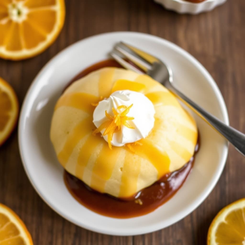 Oranseduftende bomboloni med krem og sjokolade- og appelsinsaus til dypping
