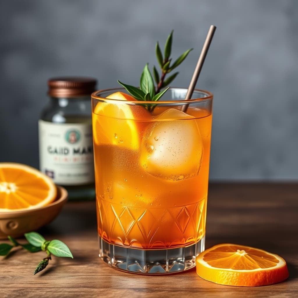 Oransje Old Fashioned