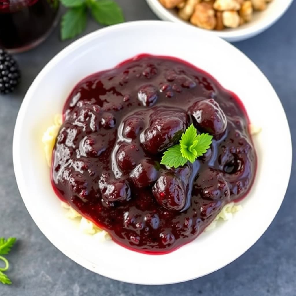 Oregon bjørnebærbarbequesaus