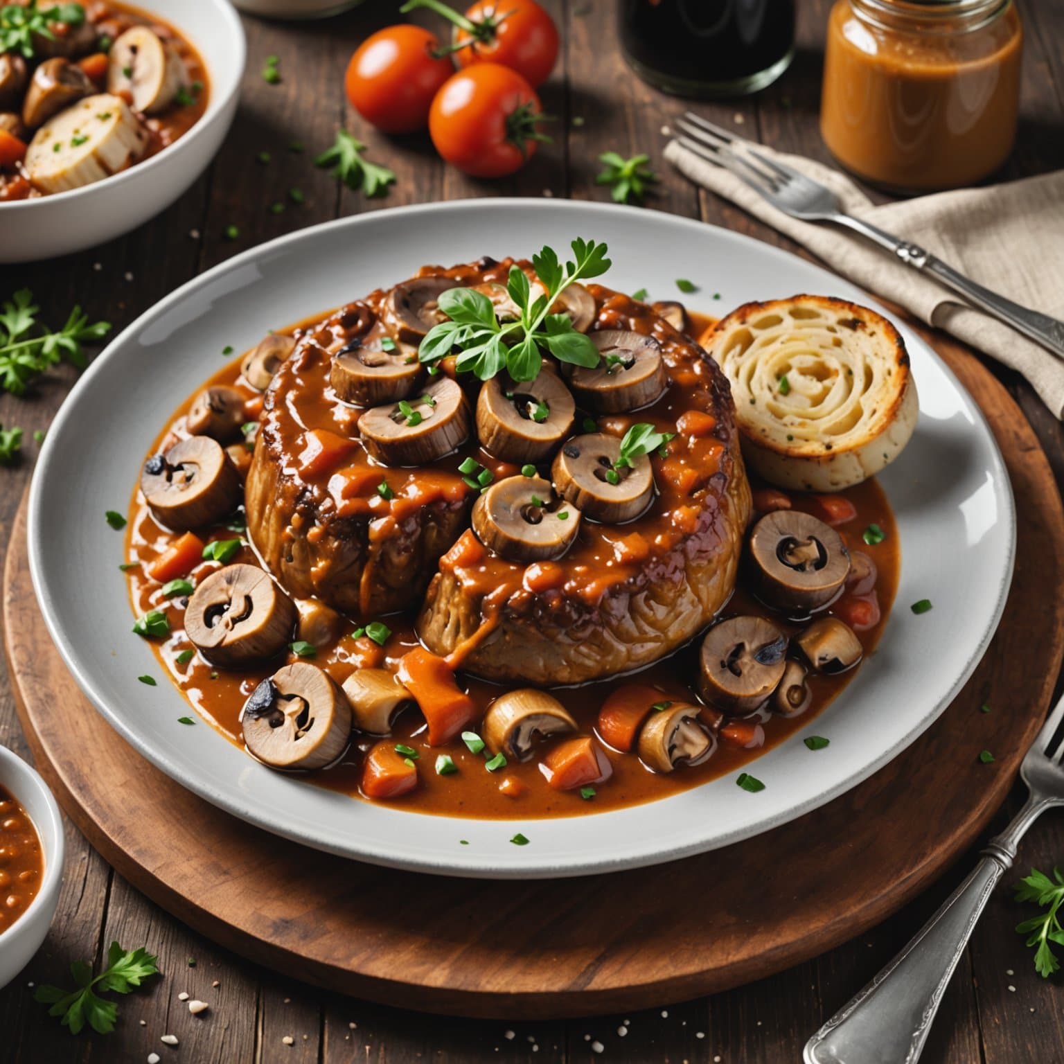 Osso Buco med soppsaus