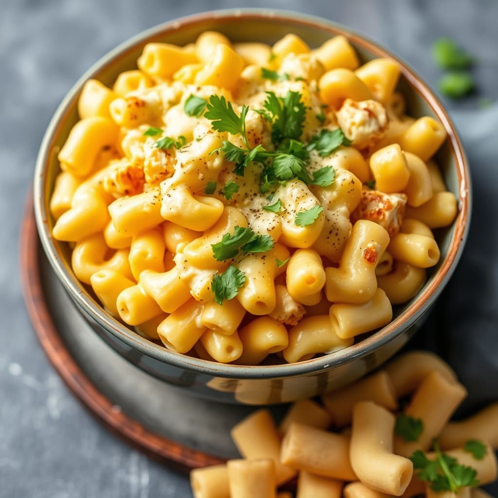 Ostekar med makaroni og ost