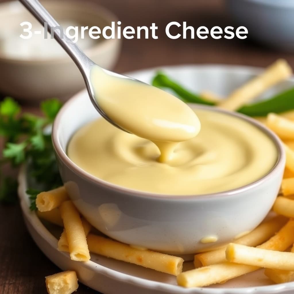 Ostesaus med tre ingredienser