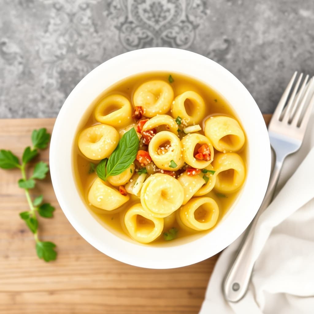 Ostetortellini i lett kraft