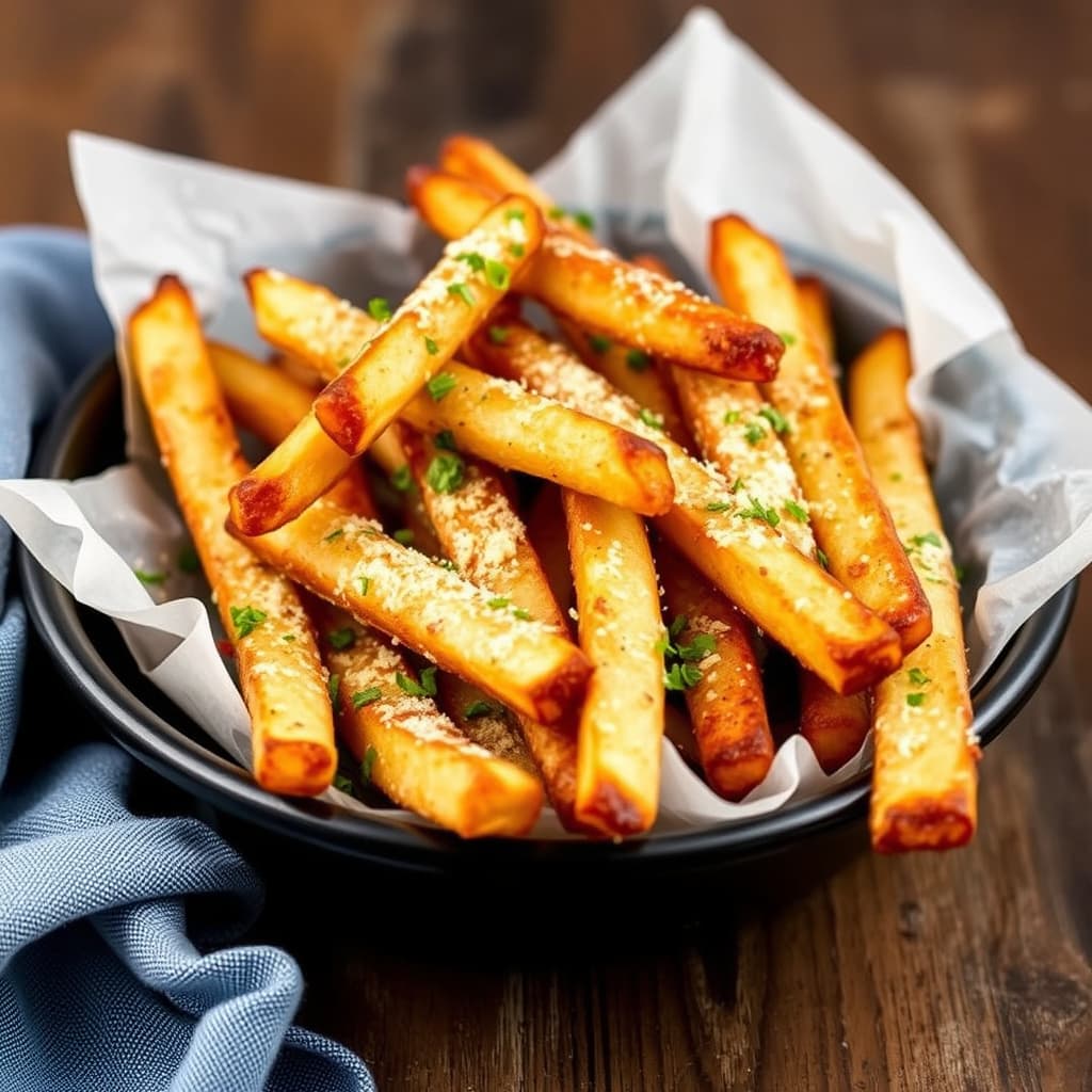 Ovn-bakte parmesan-fries