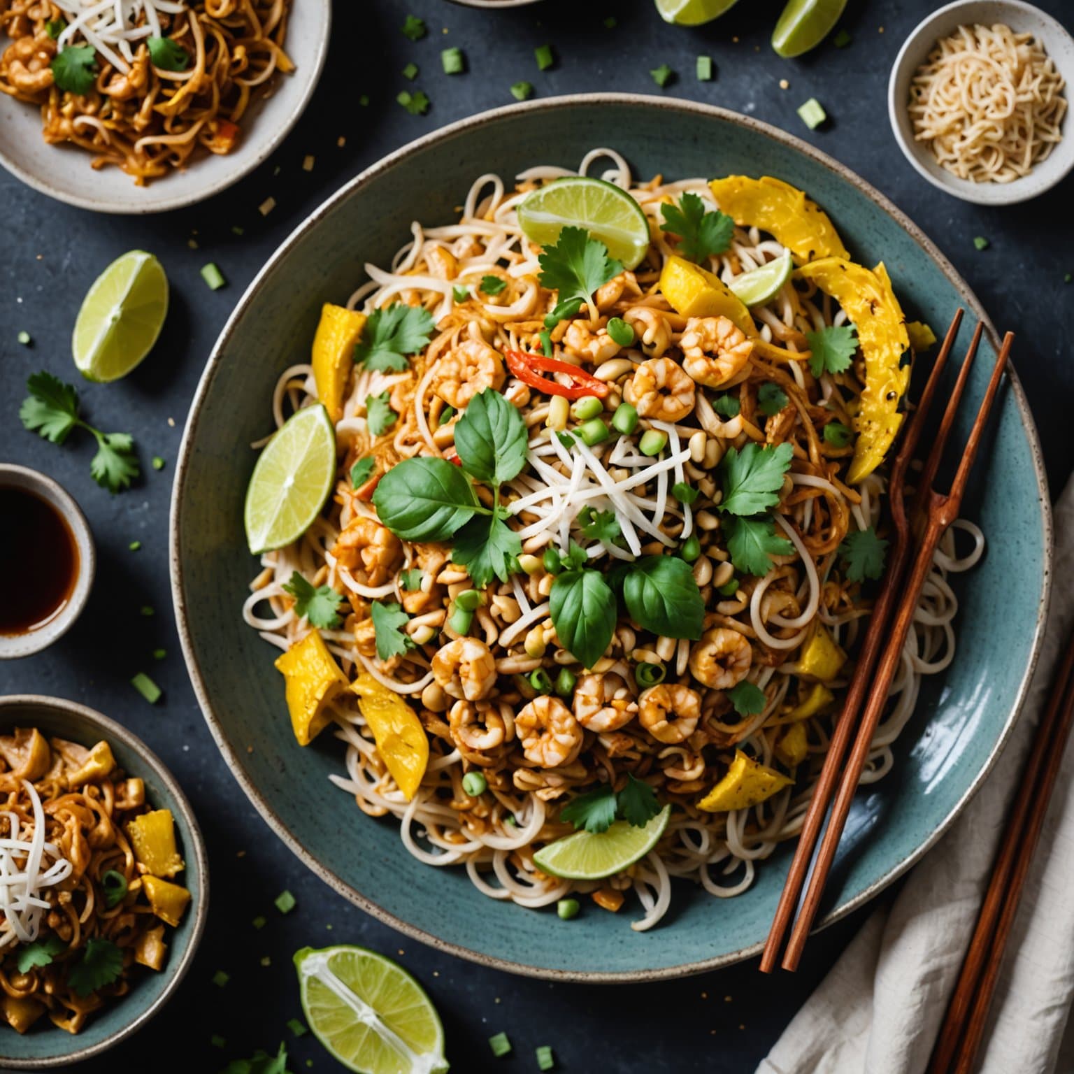 Pad Thai med spaghetti squash