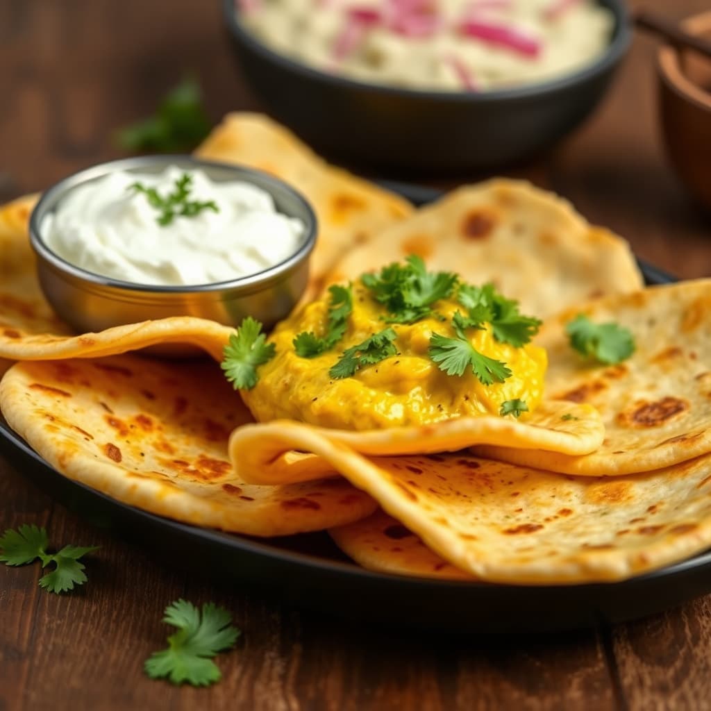 Papadums med pisket dal