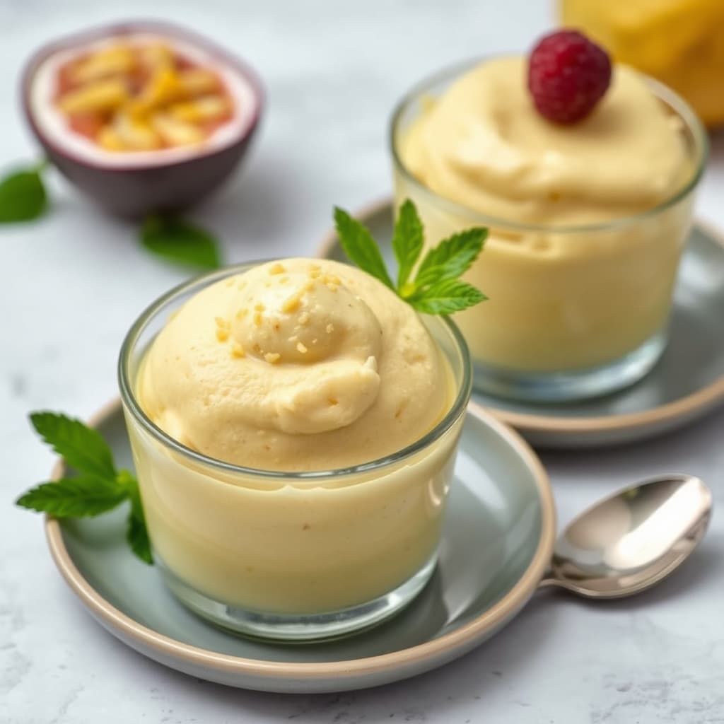 Parcha Sorbet, The Horned Dorset Primavera (Passjonsfrukt-sorbet)