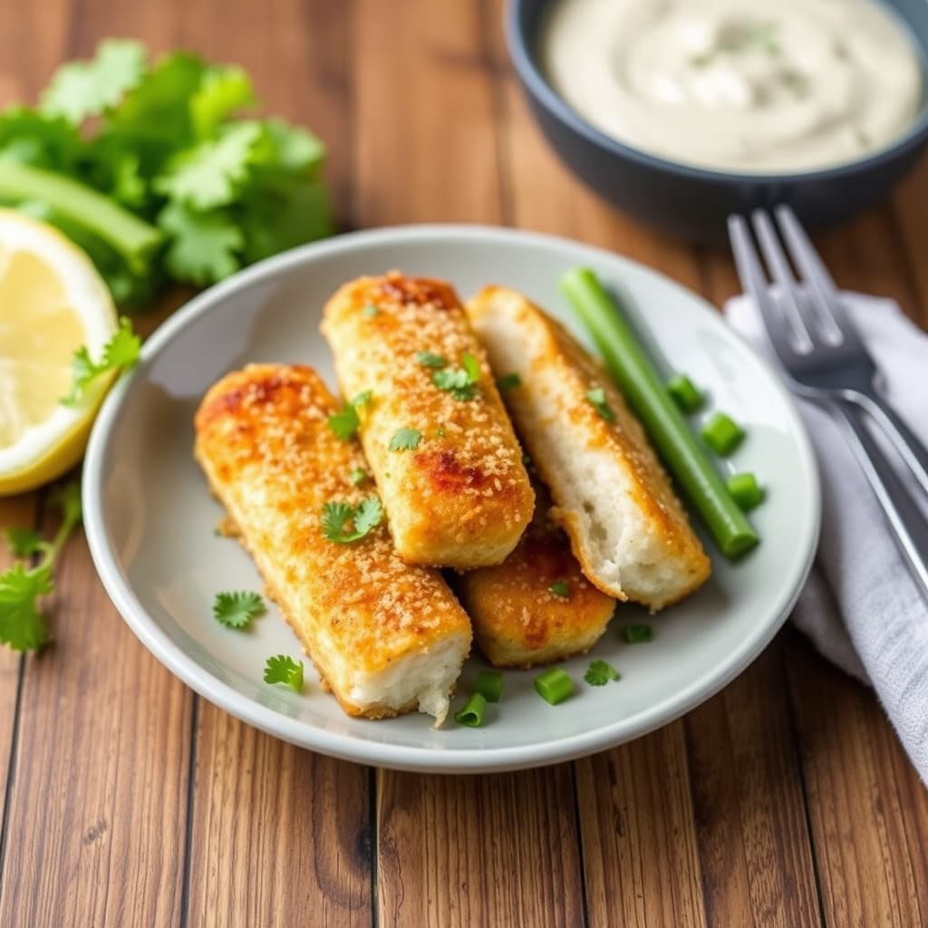 Parmesan-fiskesticks