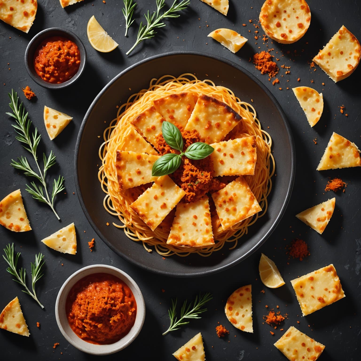 Parmesan og røkt paprika Frico