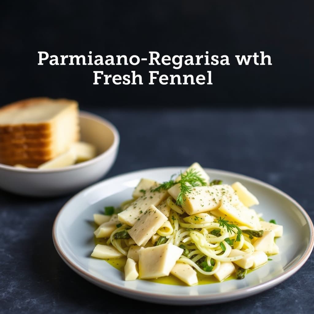 Parmigiano-Reggiano med fersk fennikel