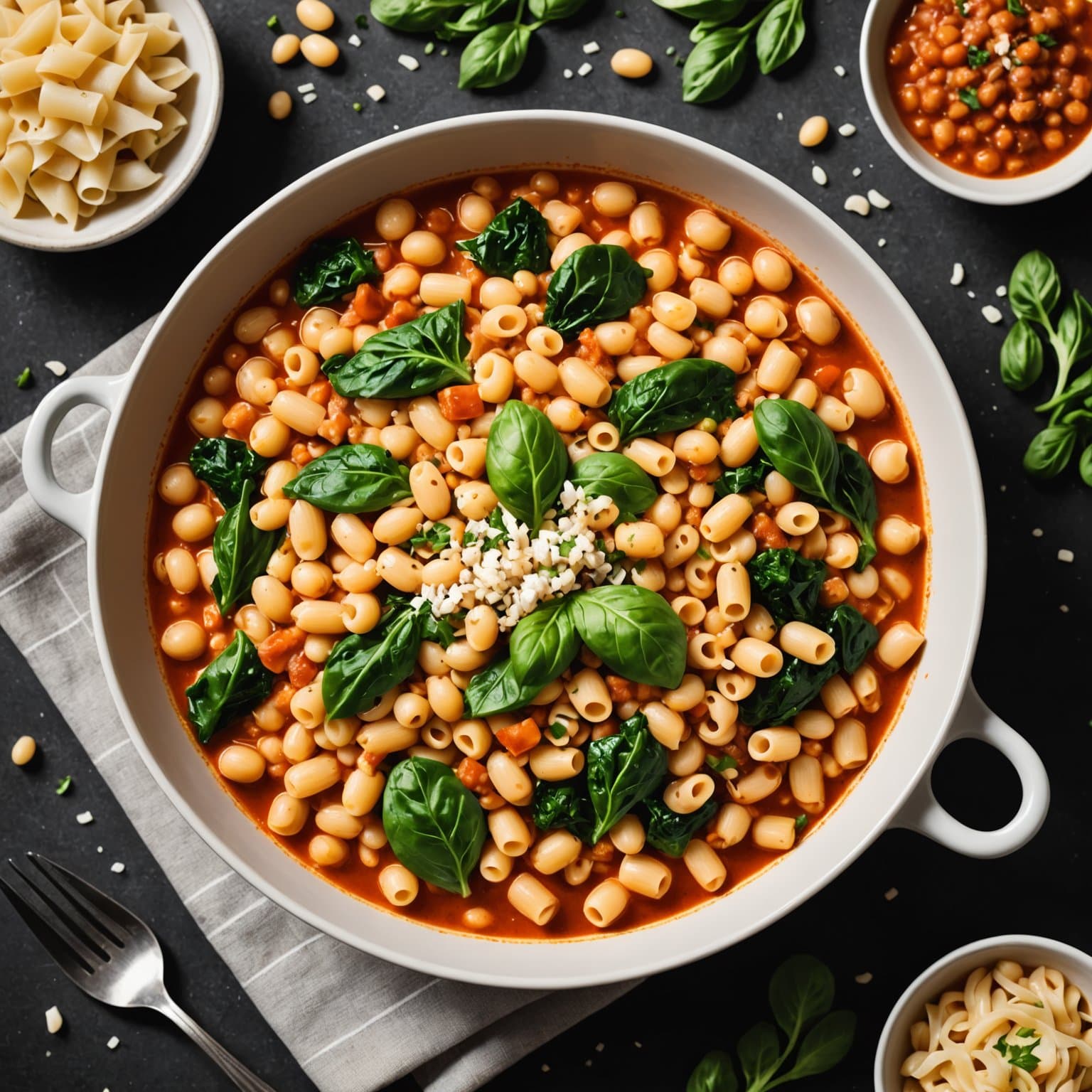 Pasta e Fagioli med escarole