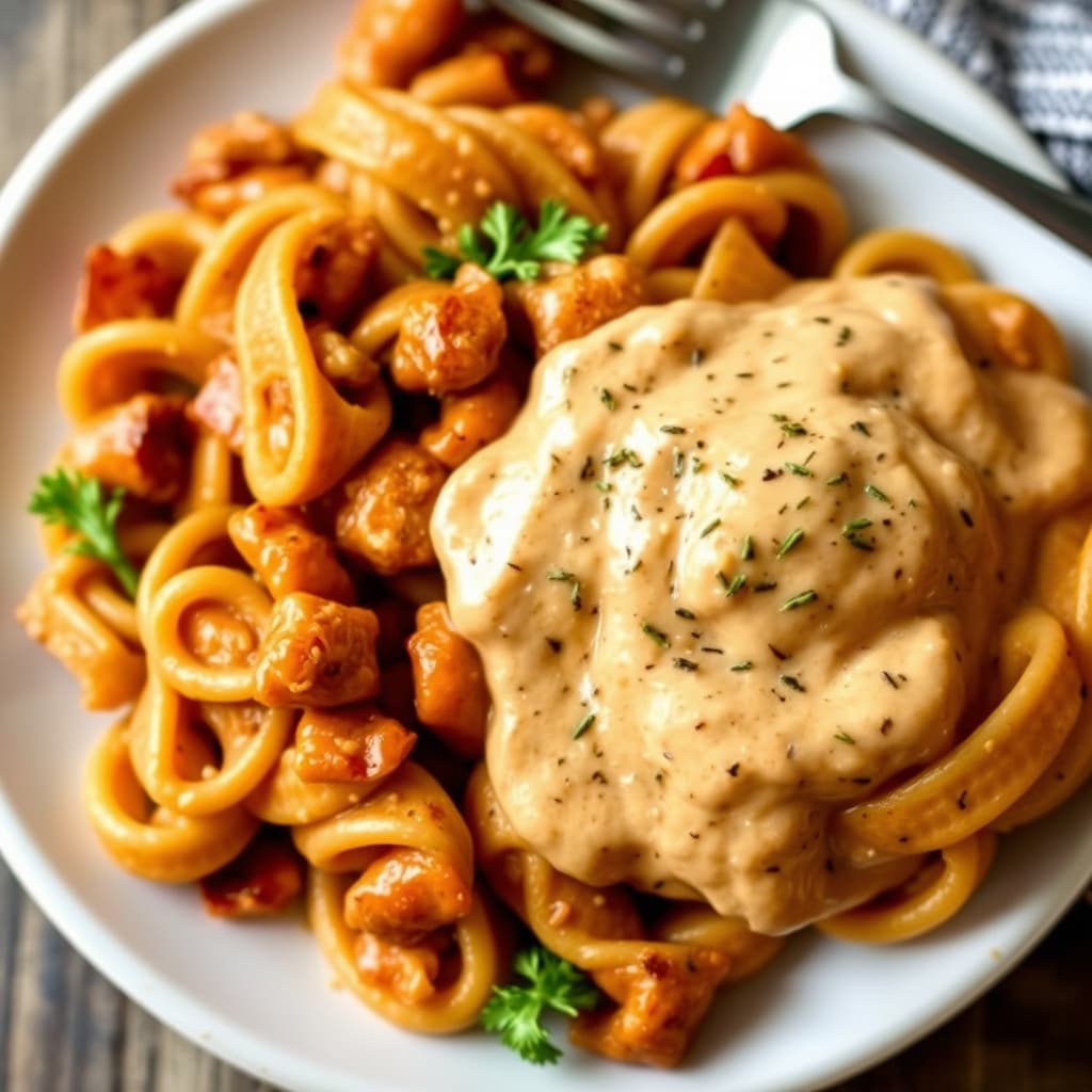 Pasta med røykfylt gresskar- og kremsaus