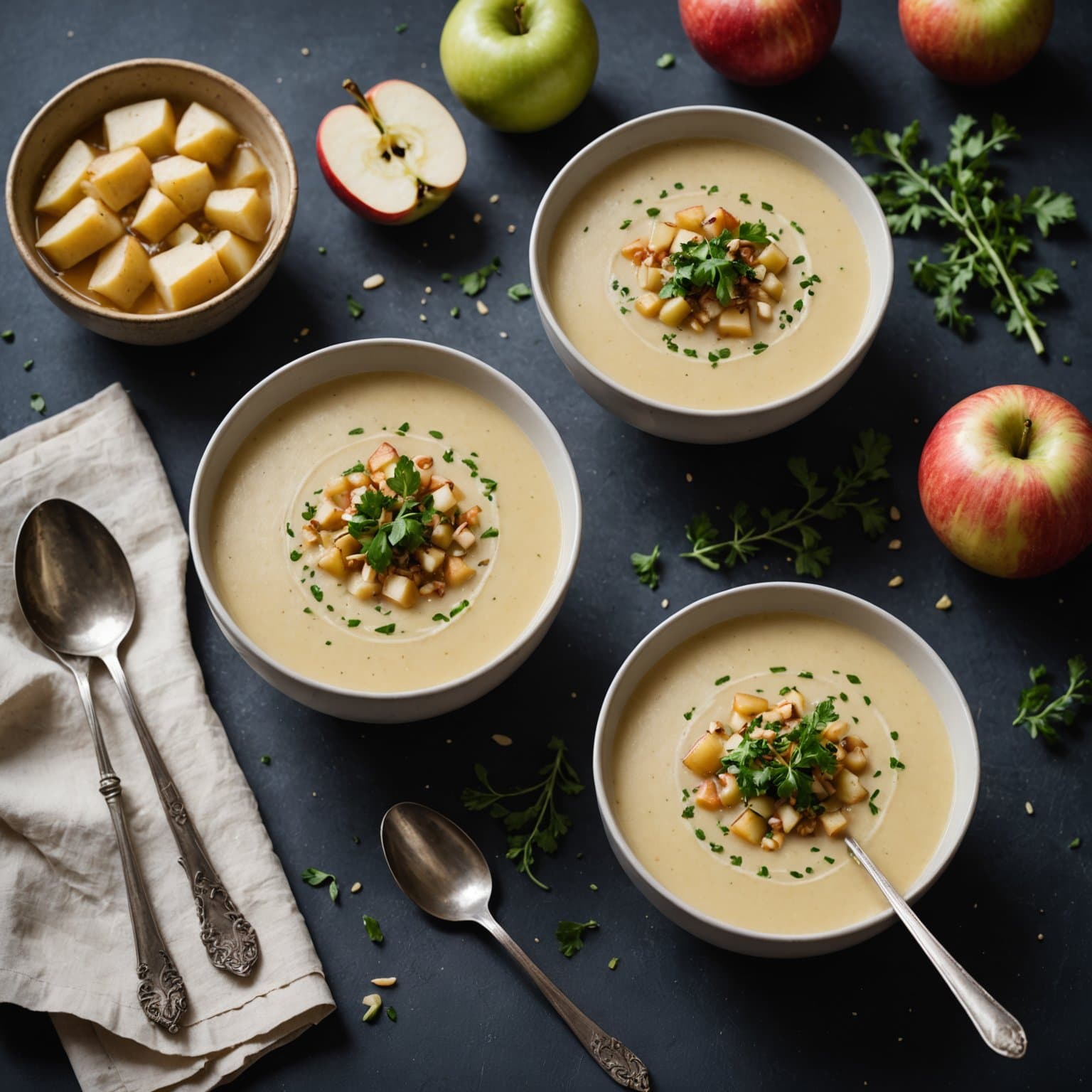 Pastinakk- og eplesuppe