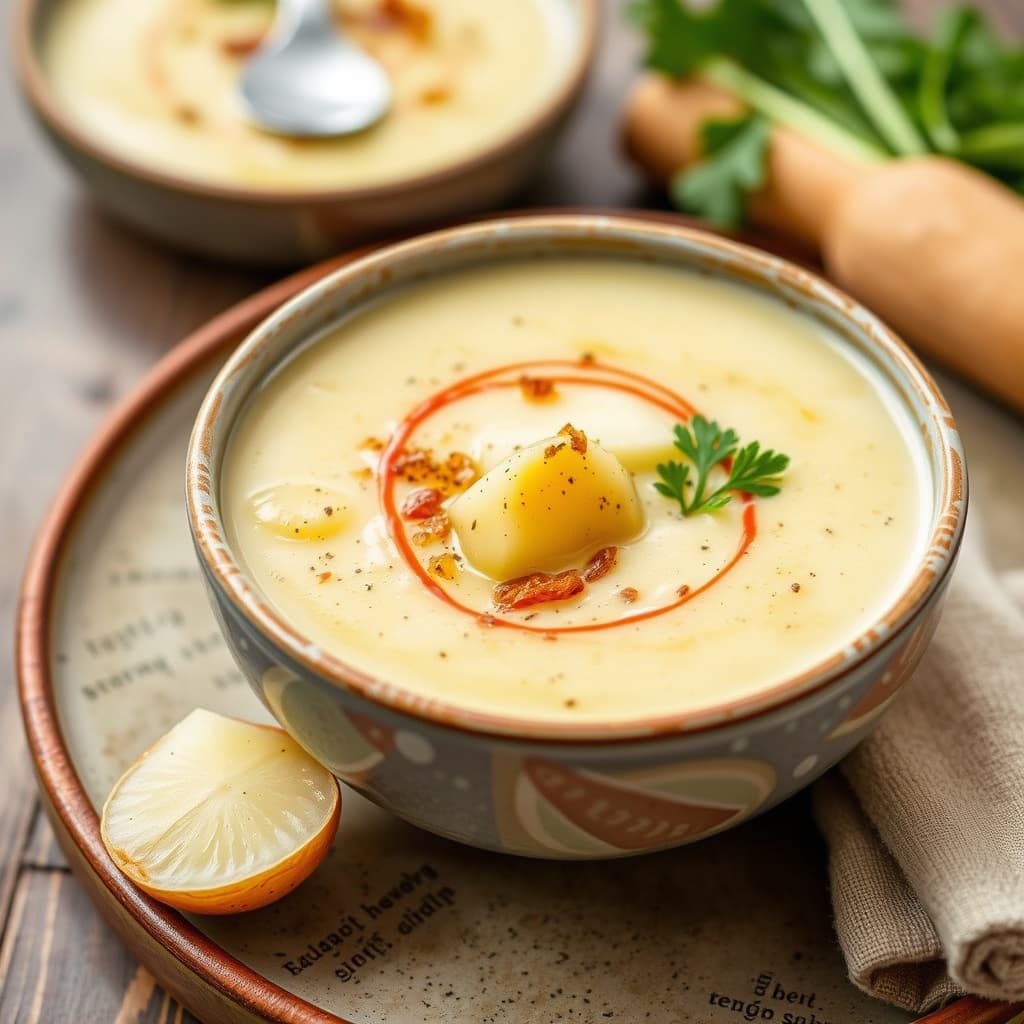 Pastinakk- og potetsuppe