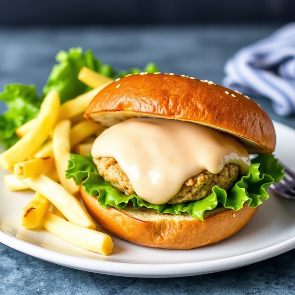 Pat sine fylte kalkunburgere