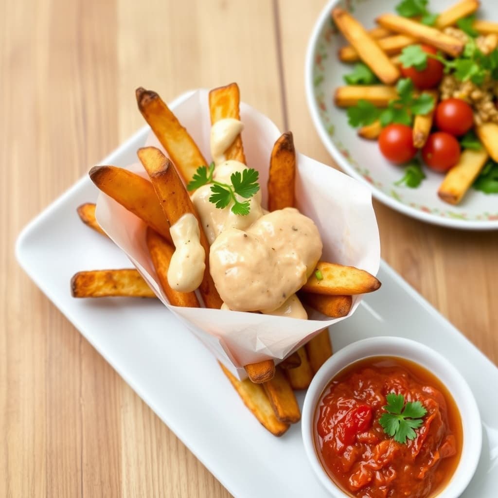 Patatas Bravas – Hjemmelagde poteter med ovnsbakte tomater og aioli