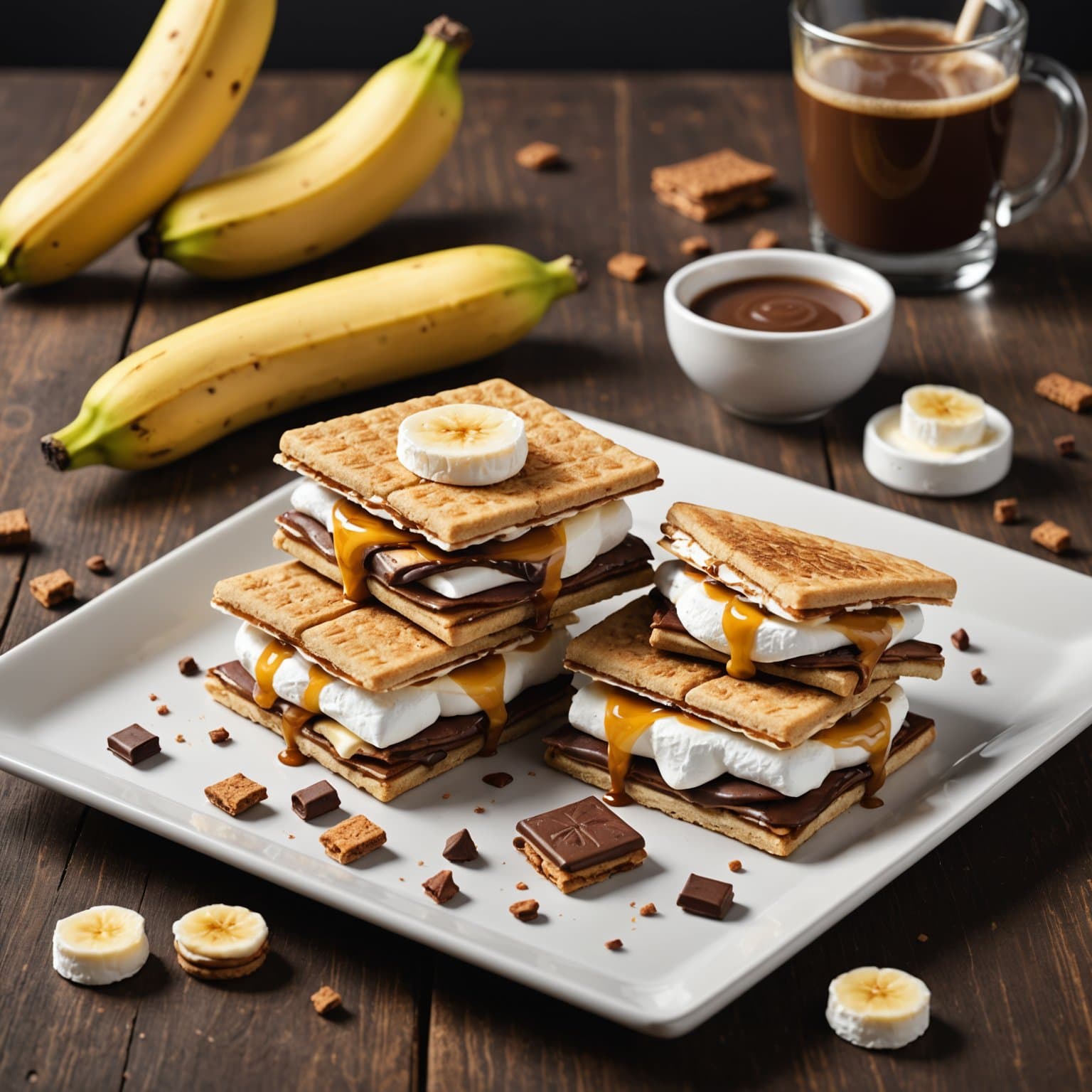 PB Bacon og Banan S'mores