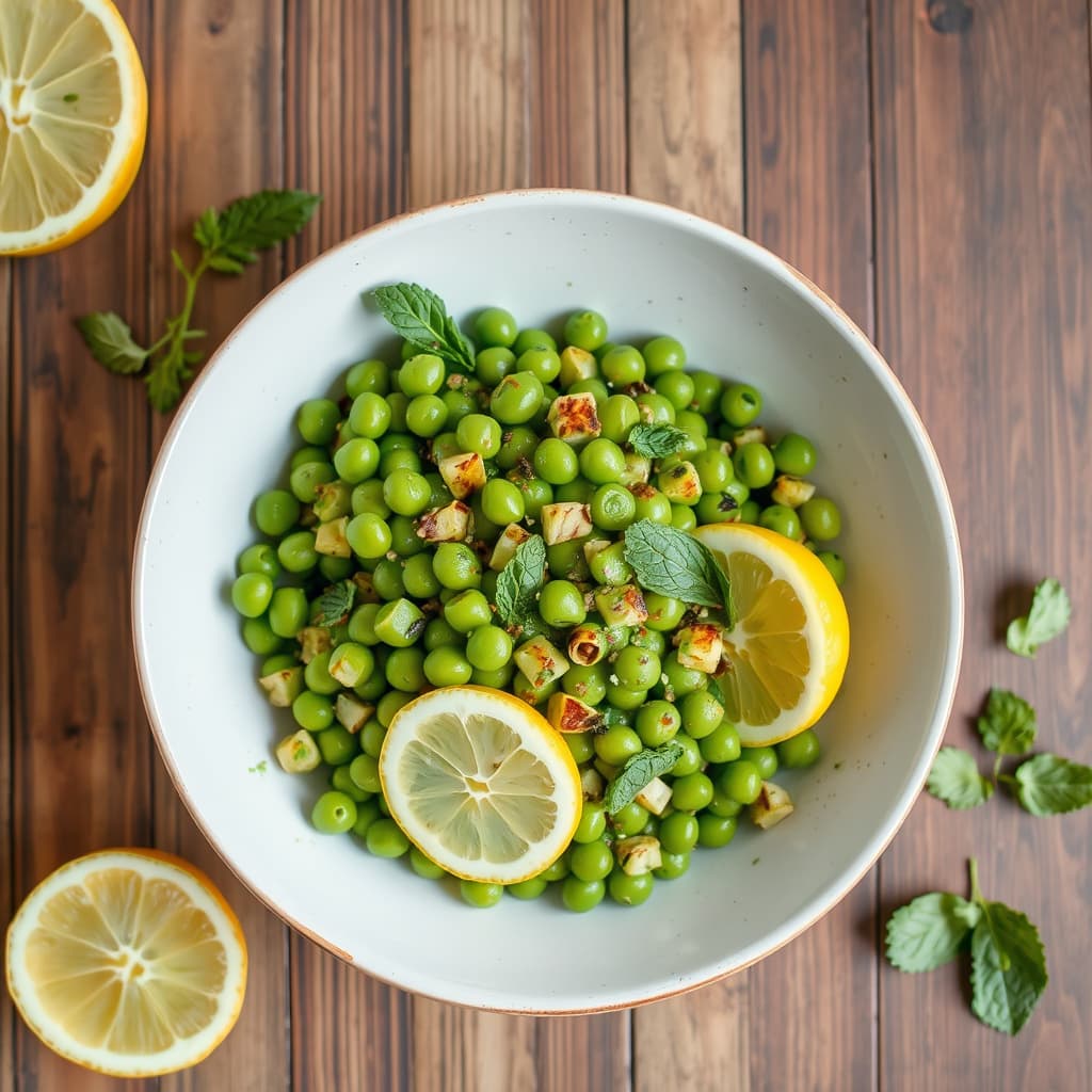 Pea medley med mynte og sitron