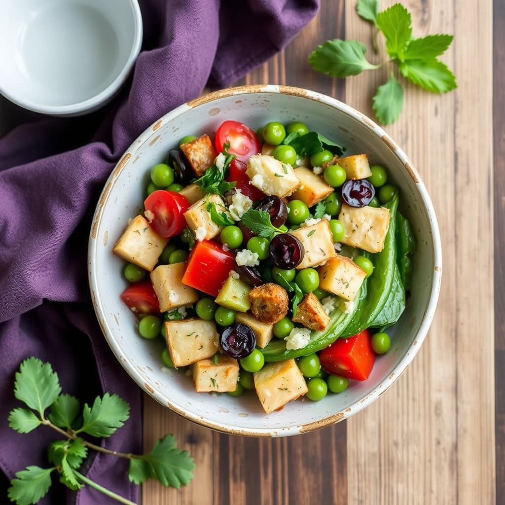 Pea Panzanella