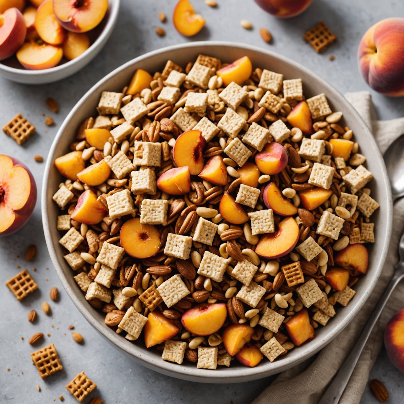 Peach Cobbler Chex Party Mix