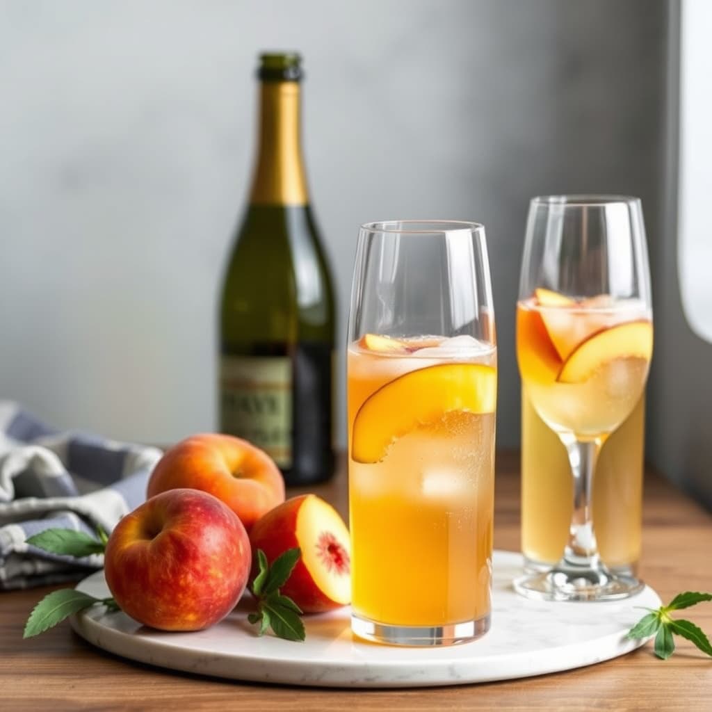 Peach Prosecco Spritzere