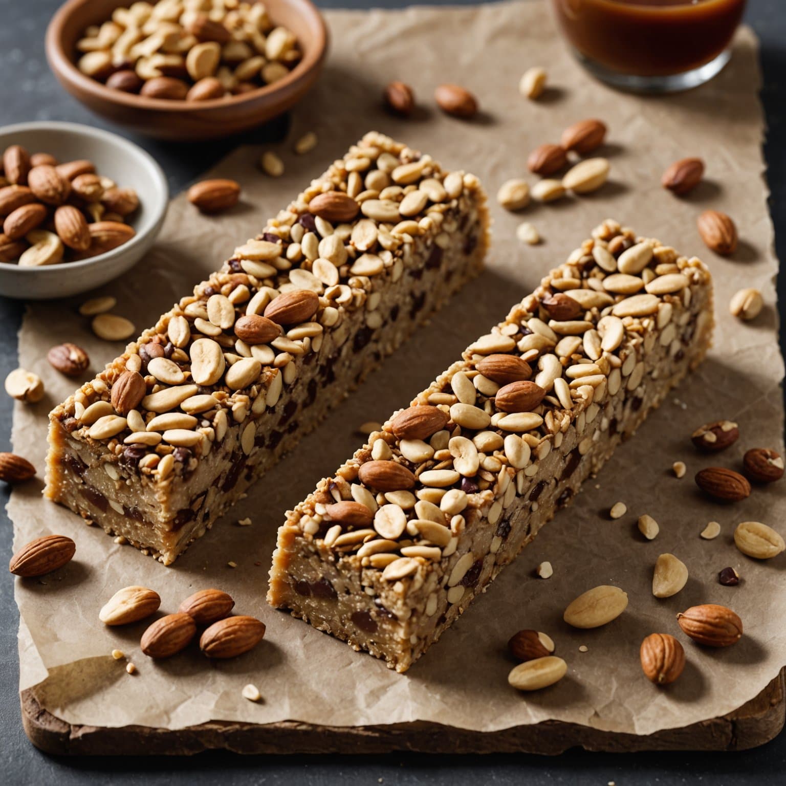 Peanøttaktige energibarer