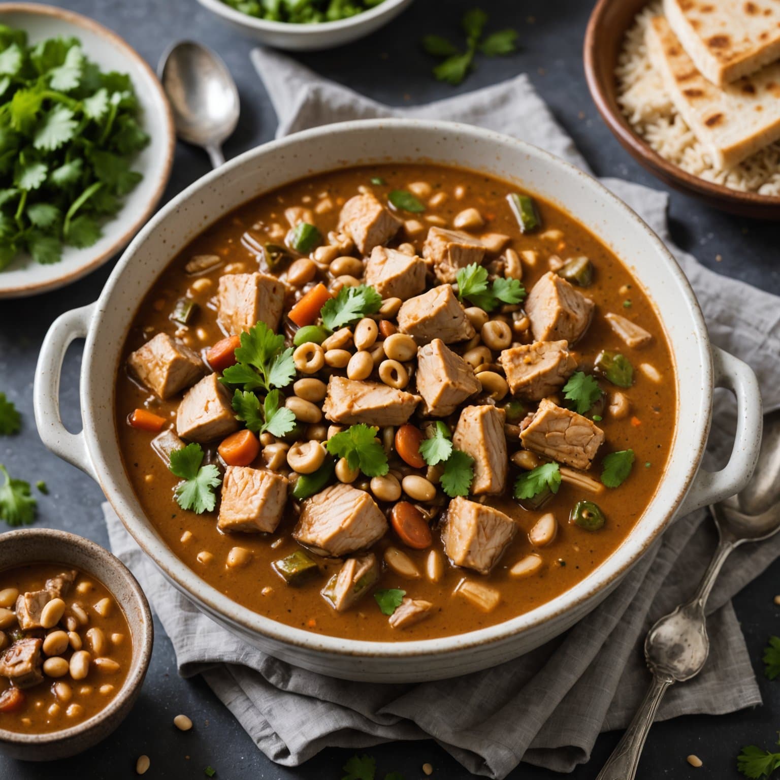 Peanøttkyllinggumbo