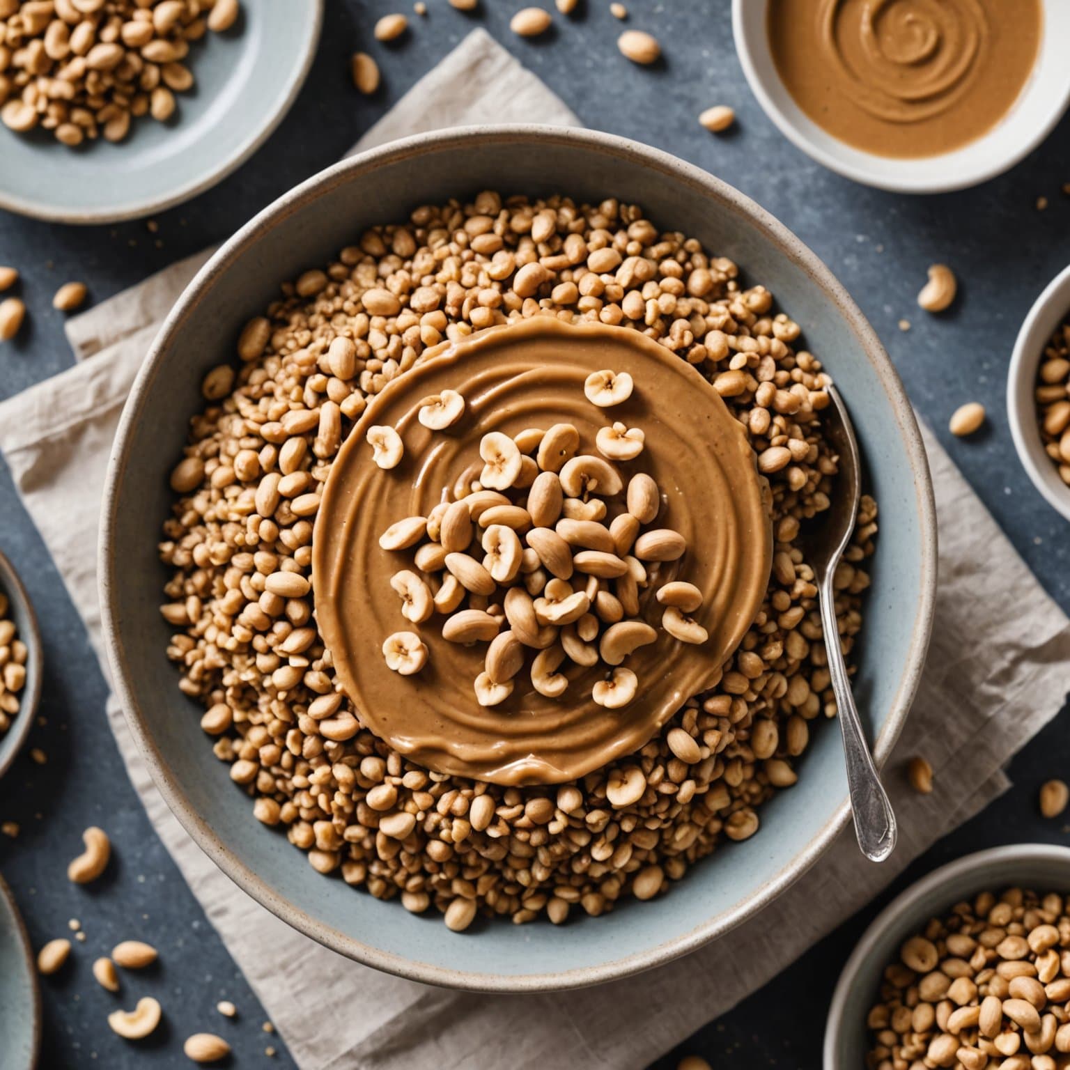 Peanøttsmør og bokhvete-granola