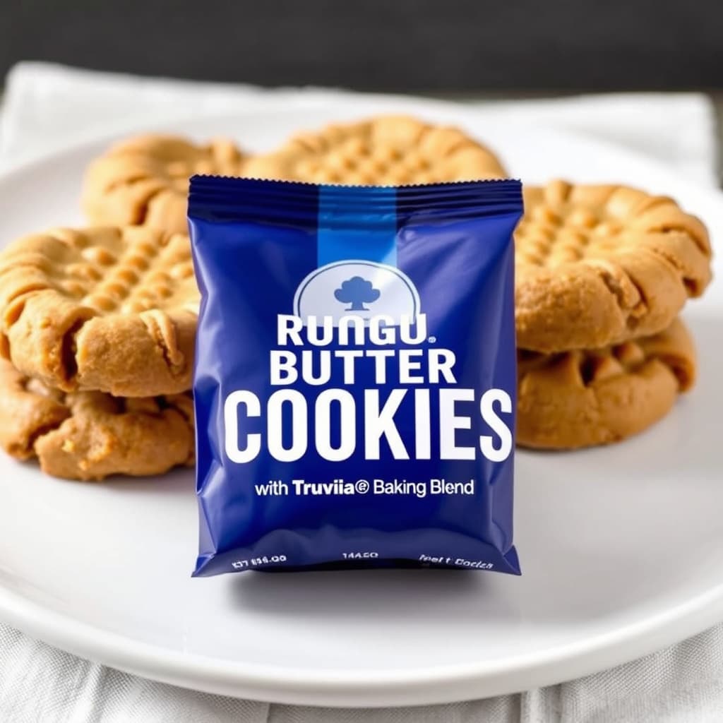 Peanøttsmørkjeks med Truvia® Baking Blend