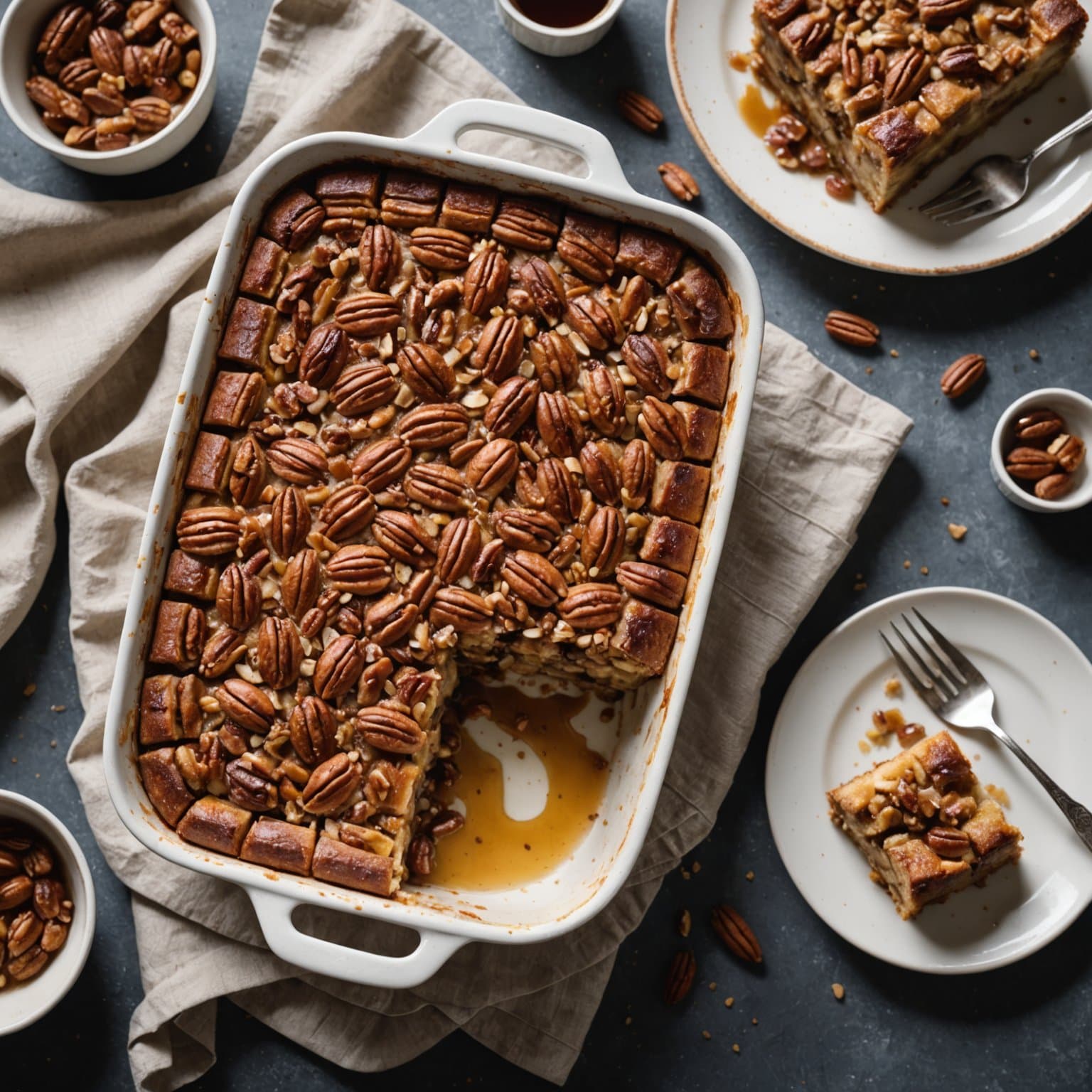 Pecan Pie Bread Pudding