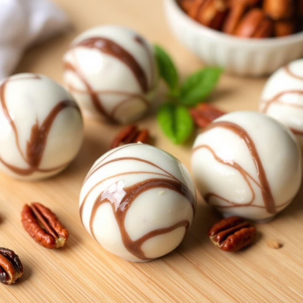 Pekan- og geitostkuler