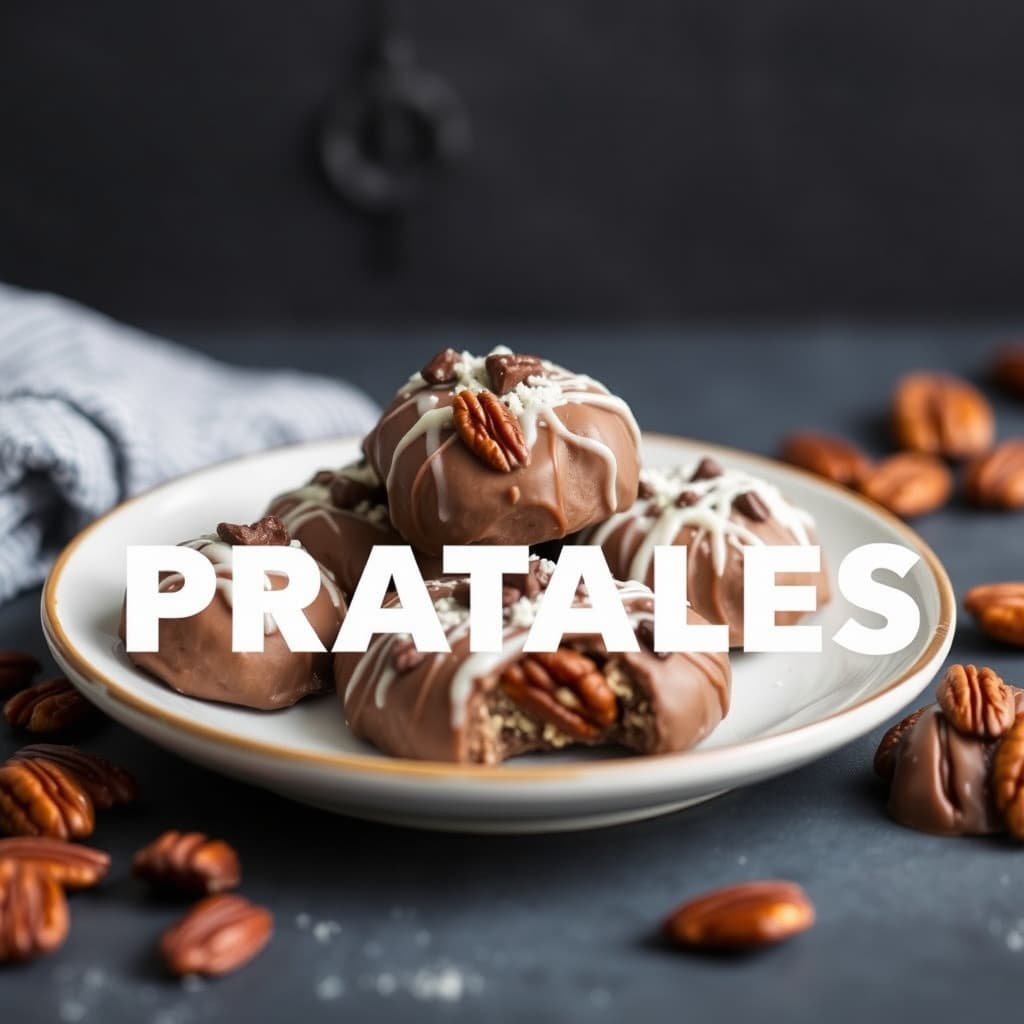 Pekan- og sjokoladepraliner