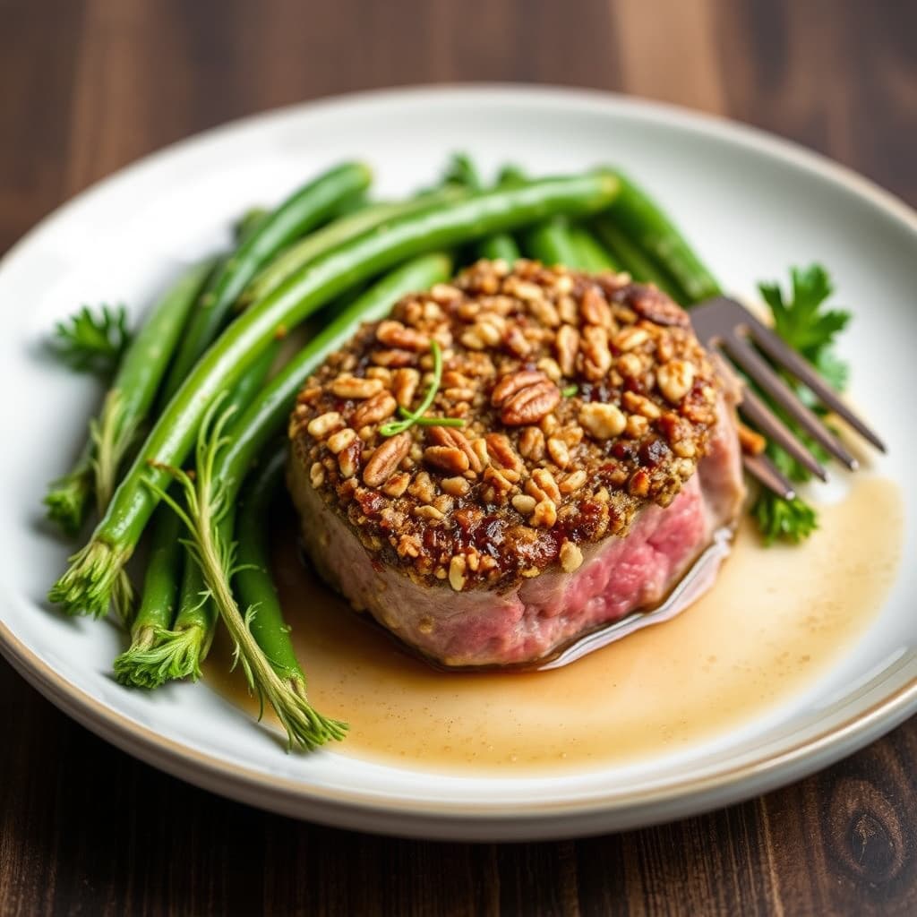 Pekan-omslått filet mignon