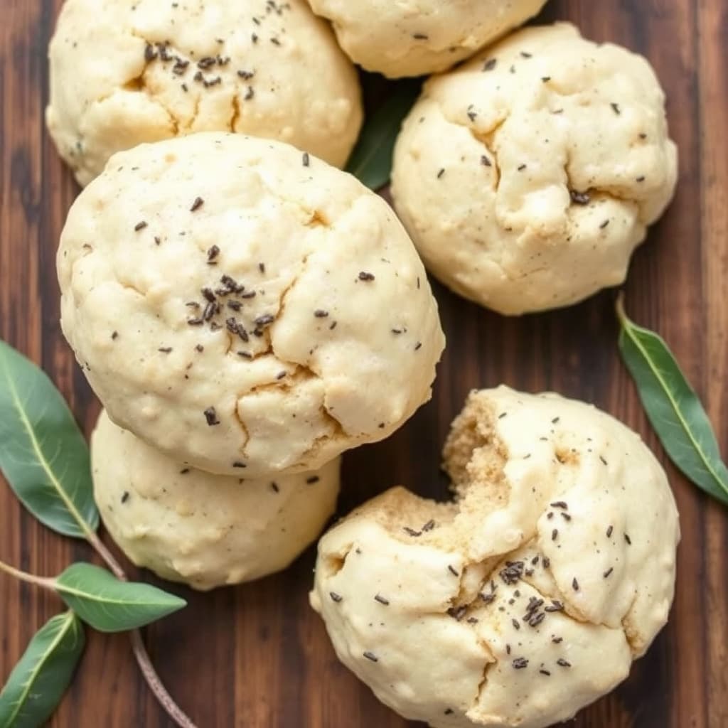 Pepperkaker med svart pepper og salvie