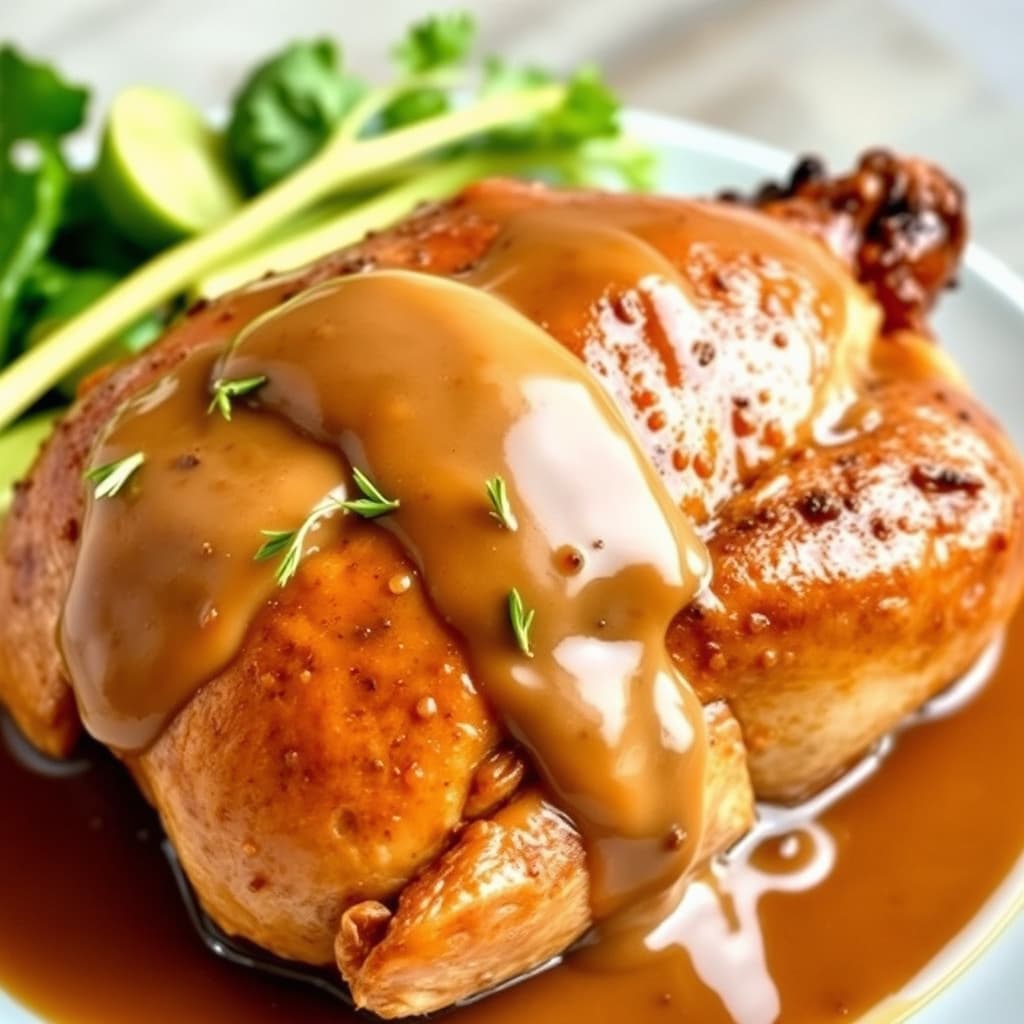 Perfekt stekt kalkun med den beste sausen noensinne