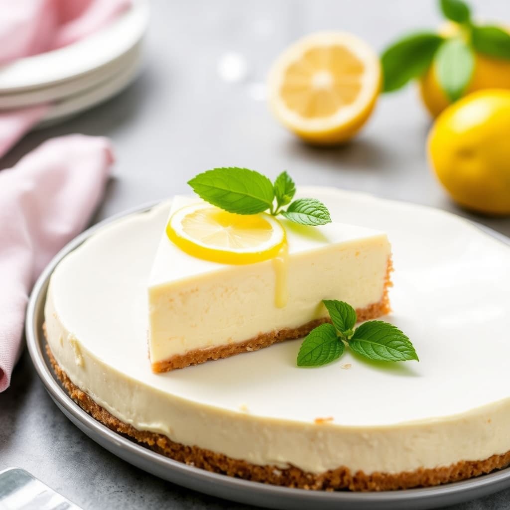 Pesach-sitronkake med ostekrem