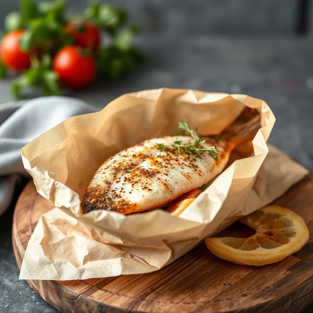 Pesce al Cartoccio (Fisk i papirpose)